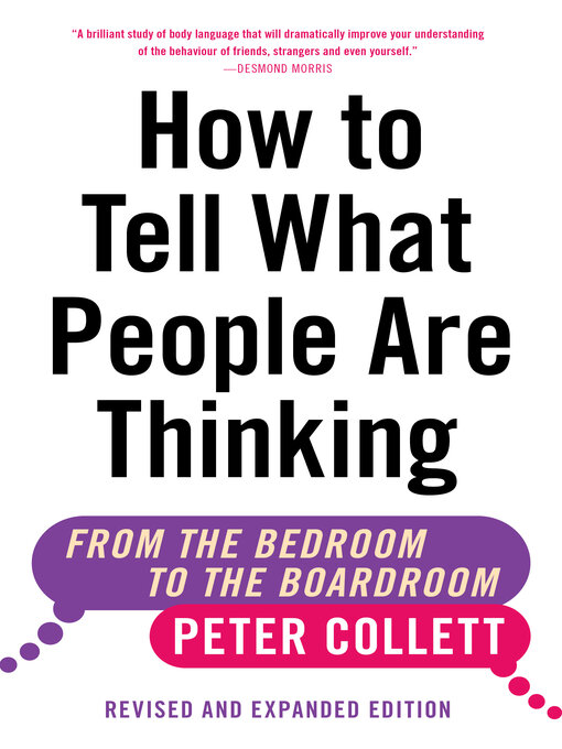 Title details for How to Tell What People Are Thinking by Peter Collett - Available